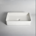 Load image into Gallery viewer, CLAYA RT-5033 Rectangle Ceramic Above Counter Basin – Gloss White
