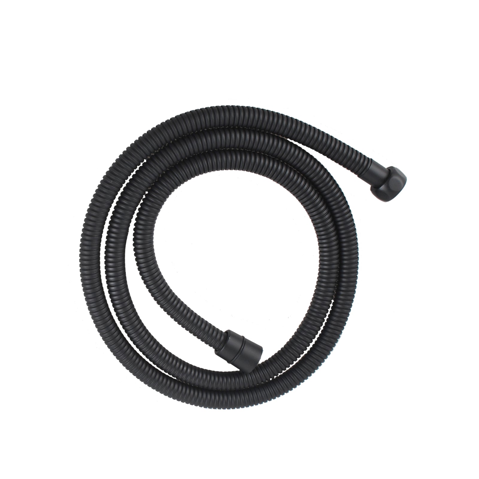 Stainless Steel 1500mm Water Inlet/Outlet Shower Hose – Black