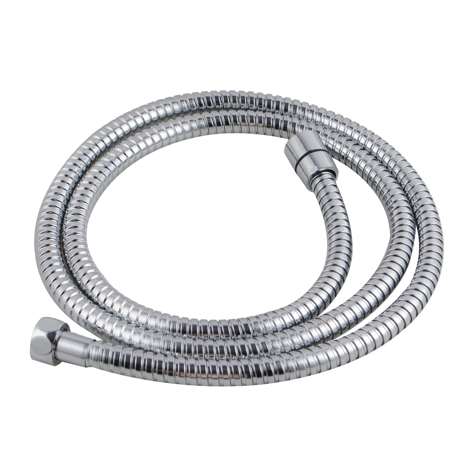 Stainless Steel 1500mm Water Inlet/Outlet Shower Hose – Chrome Silver