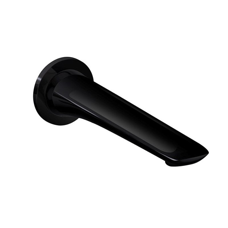 Wall Bath Spout - High Gloss Black | BELLINO