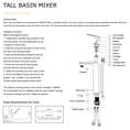 Load image into Gallery viewer, Tall Basin Mixer - Chrome | BELLINO
