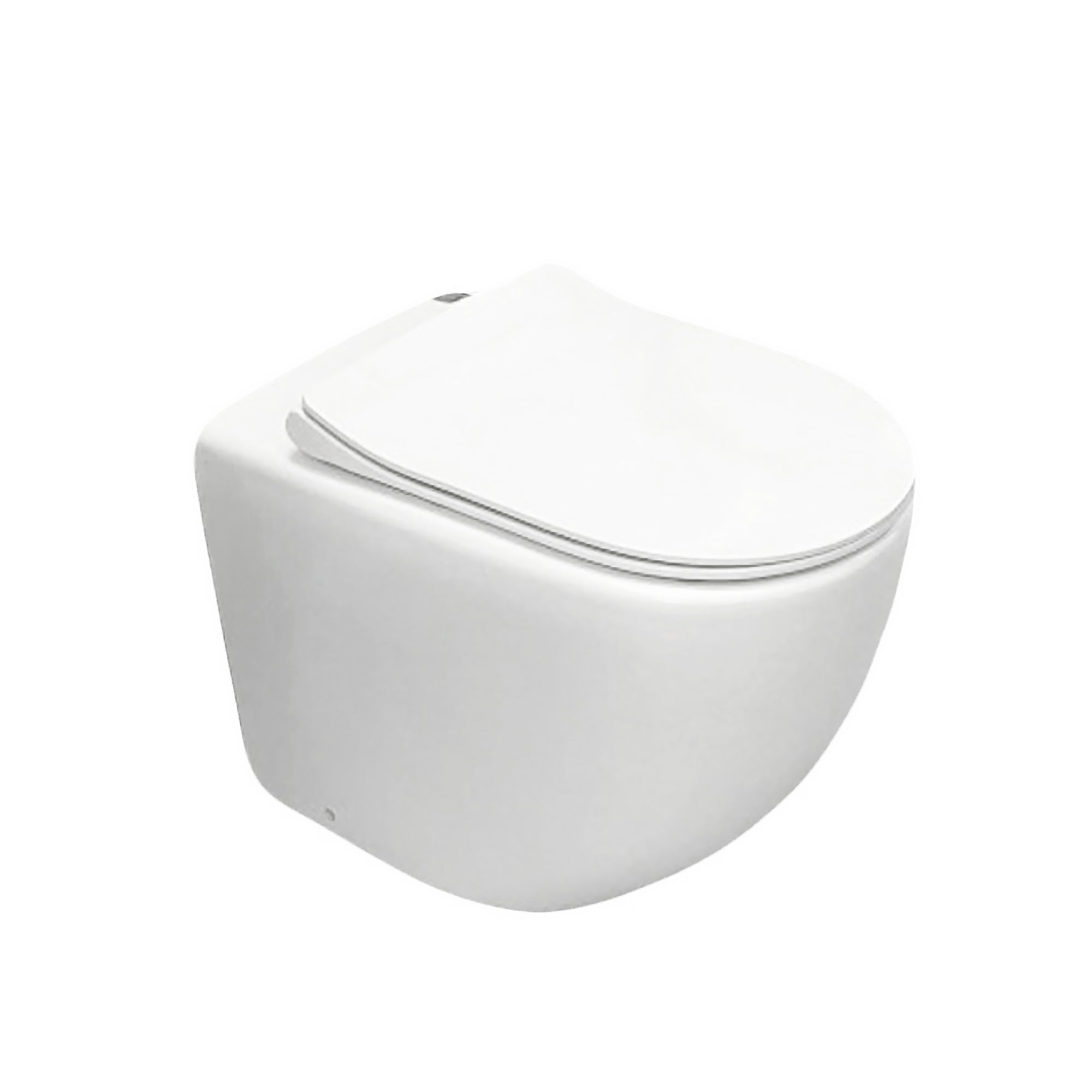 Mercio NORTON99 Quiet Flush Wall Faced Floor Pan – Gloss White