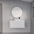 Load image into Gallery viewer, Vienna 900mm Wall Hung Fluted Vanity Cabinet - Matte White
