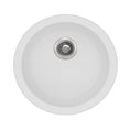 Load image into Gallery viewer, Granite Arete Stone Round Single Bowl Kitchen Sink 460mm - White
