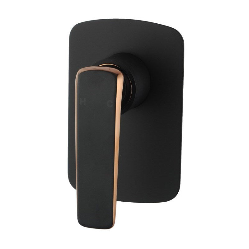 Wall Mixer Tap - Black and Rose Gold | ESPERIA