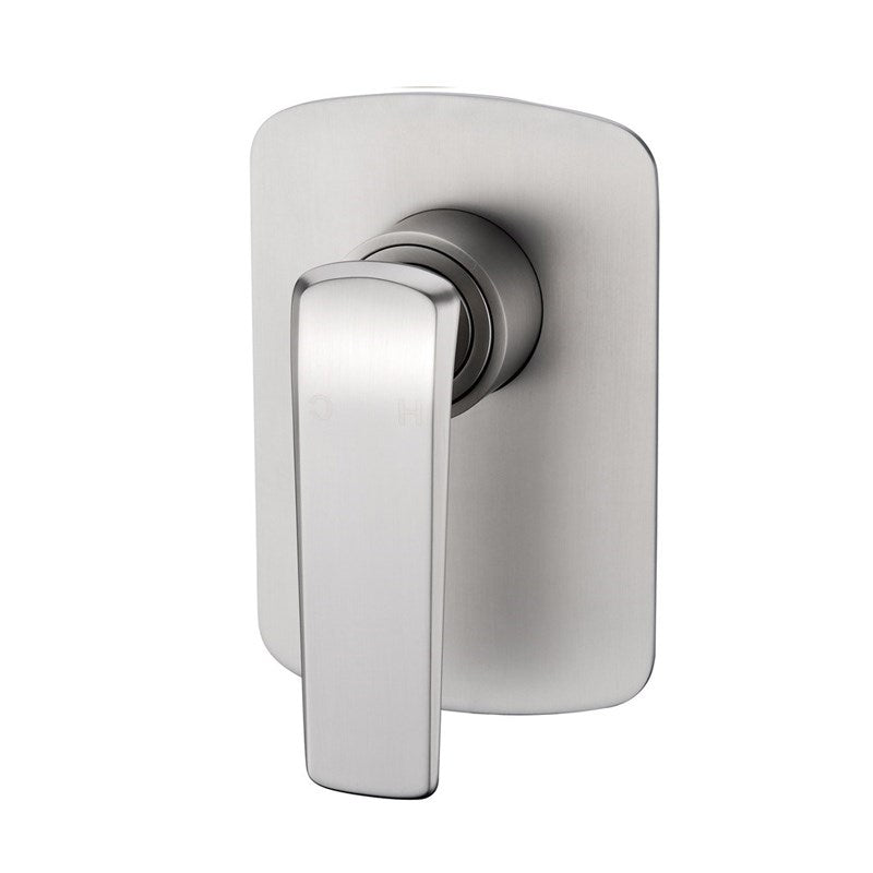 Wall Mixer Tap - Brushed Nickel Silver | ESPERIA