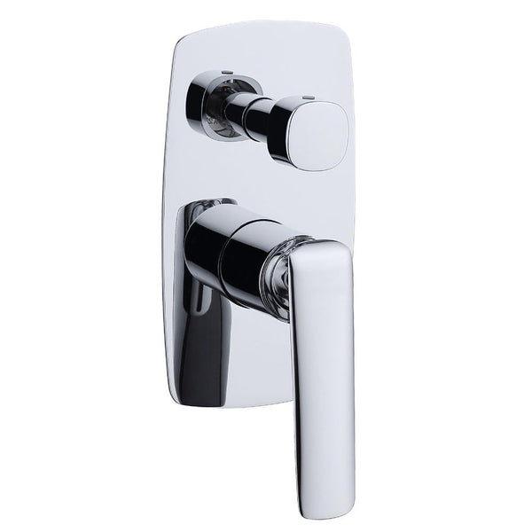 Wall Mixer Tap with Diverter - Chrome | BELLINO