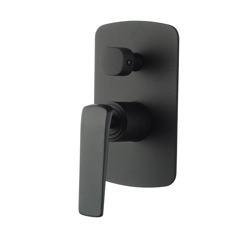 Wall Mixer Tap with Diverter - Black | ESPERIA