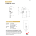 Load image into Gallery viewer, Wall Mixer Tap with Diverter - Black and Chrome | ESPERIA

