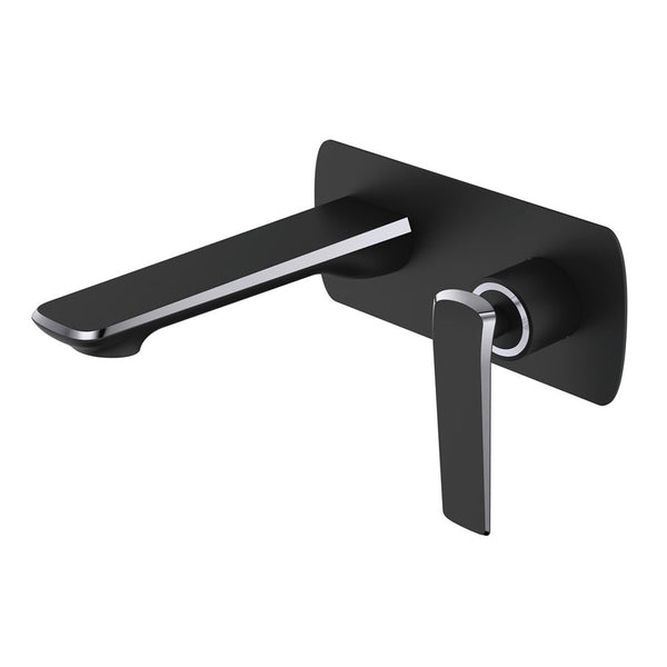 ESPERIA spout mixer in black and chrome