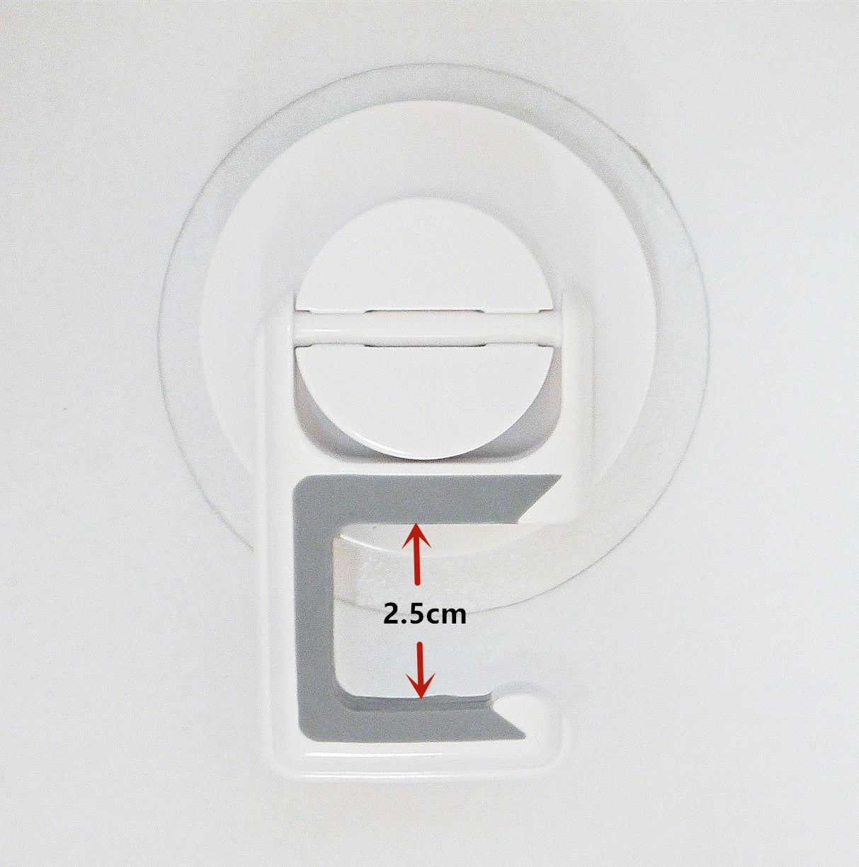 BOOMJOY Mop Broom Holder - Wall Mounted, No Drilling, Self-Adhesive (6pcs)