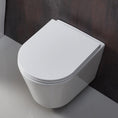 Load image into Gallery viewer, Mercio ZARA66 Wall Hung Toilet Pan with Soft Close Seat - White
