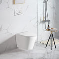 Load image into Gallery viewer, Mercio ZARA66 Wall Hung Toilet Pan with Soft Close Seat - White
