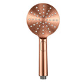 Load image into Gallery viewer, Abs 3 functions handheld shower head round brushed copper
