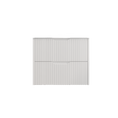 Load image into Gallery viewer, Upgrade your bathroom with the Bali 900mm Wall Hung Vanity. Matt White finish, fluted design, soft-close drawers and premium top options.-Vanity-Cabinet Only-Ezymall AU
