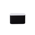 Load image into Gallery viewer, 750mm matte black fluted wall hung vanity with soft curved corners. Modern design with optional stone tops, perfect for contemporary bathrooms.-Vanity-Pure White Stone Top-Ezymall AU
