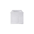 Load image into Gallery viewer, Upgrade your bathroom with the Miami 588mm Wall Hung Vanity. Matt White finish, fluted design and premium top options available.-Vanity-Handy Ceramic Top-Ezymall AU
