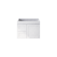 Load image into Gallery viewer, Upgrade your bathroom with the Miami 735mm Wall Hung Vanity. Fluted design, flexible storage and premium top options available.-Vanity-Left Hand Drawers-Cabinet Only-Ezymall AU
