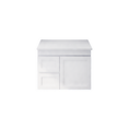 Load image into Gallery viewer, Upgrade your bathroom with the Miami 735mm Wall Hung Vanity. Fluted design, flexible storage and premium top options available.-Vanity-Left Hand Drawers-Pure White Stone Top-Ezymall AU
