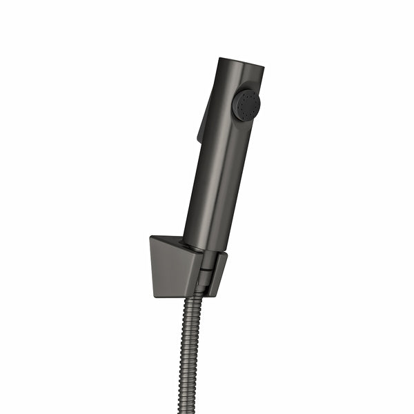 Maintain hygiene with this ABS Toilet Bidet Spray in gunmetal grey. Easy to install and use, providing a refreshing clean. A modern bathroom essential for personal hygiene.-Bidet-Ezymall AU