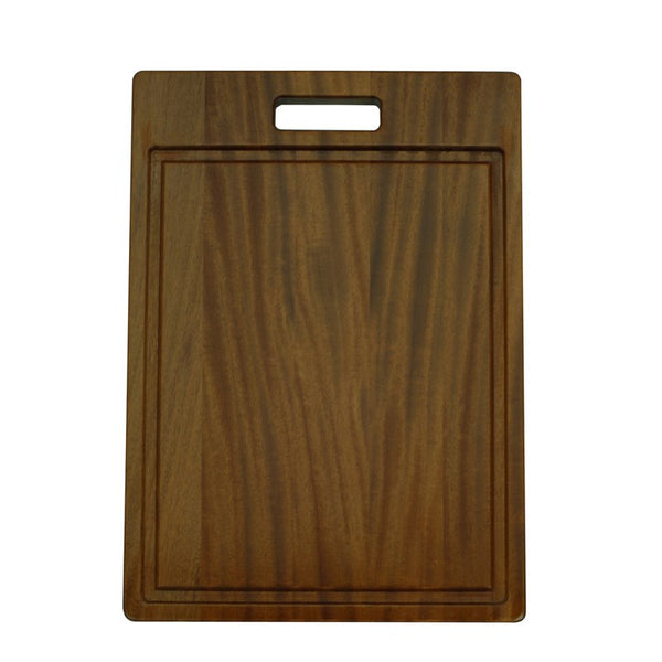 Premium acacia wood chopping board designed for compatible workstation sinks. Durable, versatile and perfect for food preparation or serving.-Sink accessory-Ezymall AU