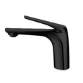 Load image into Gallery viewer, Upgrade your bathroom with our Solid Brass Short Basin Mixer in sleek black. Durable, stylish, and easy to install. Perfect for any modern Australian home.-Basin Mixer-Ezymall AU
