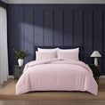 Load image into Gallery viewer, Soft brushed 75D microfibre quilt cover set with a velvety finish. Wrinkle-resistant, durable, and elegant. Includes 1 quilt cover and 2 pillowcases.-Bedding-Single-Ezymall AU
