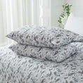 Load image into Gallery viewer, Elegant brushed microfibre quilt cover with a white paisley design. Soft, durable, and wrinkle-resistant. Includes 1 quilt cover and 2 pillowcases.-Bedding-Single-Ezymall AU
