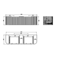 Load image into Gallery viewer, 1500mm matte solid timber wall hung vanity with soft curved corners. Modern design with optional stone tops, perfect for contemporary bathrooms.-Vanity-Cabinet Only-Ezymall AU
