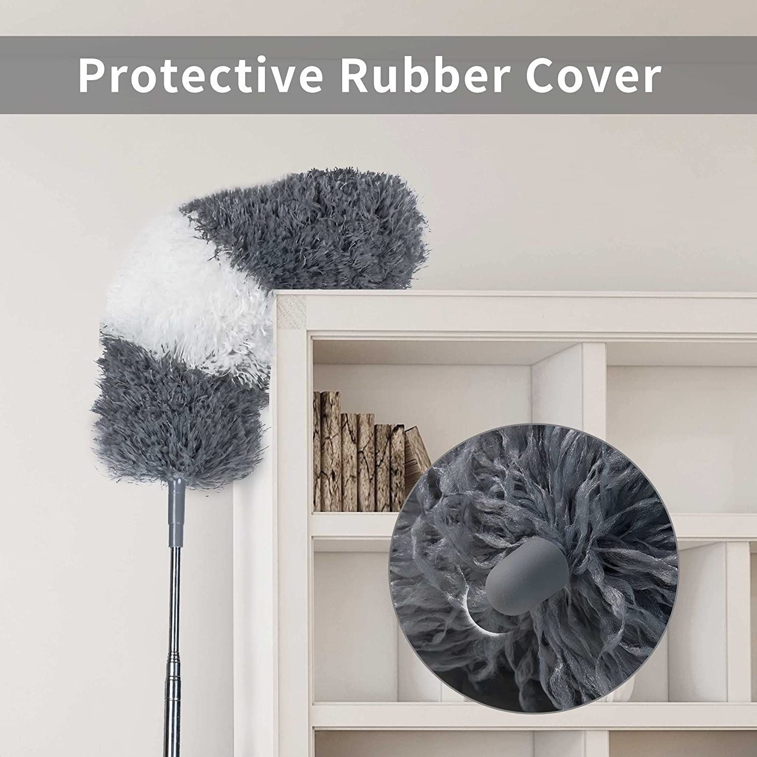 Clean with the BOOMJOY 2-In-1 Extendable Telescopic Duster! Versatile and easy to use for all your dusting needs. Get yours today for a spotless home!-Cleaning Products-Ezymall AU