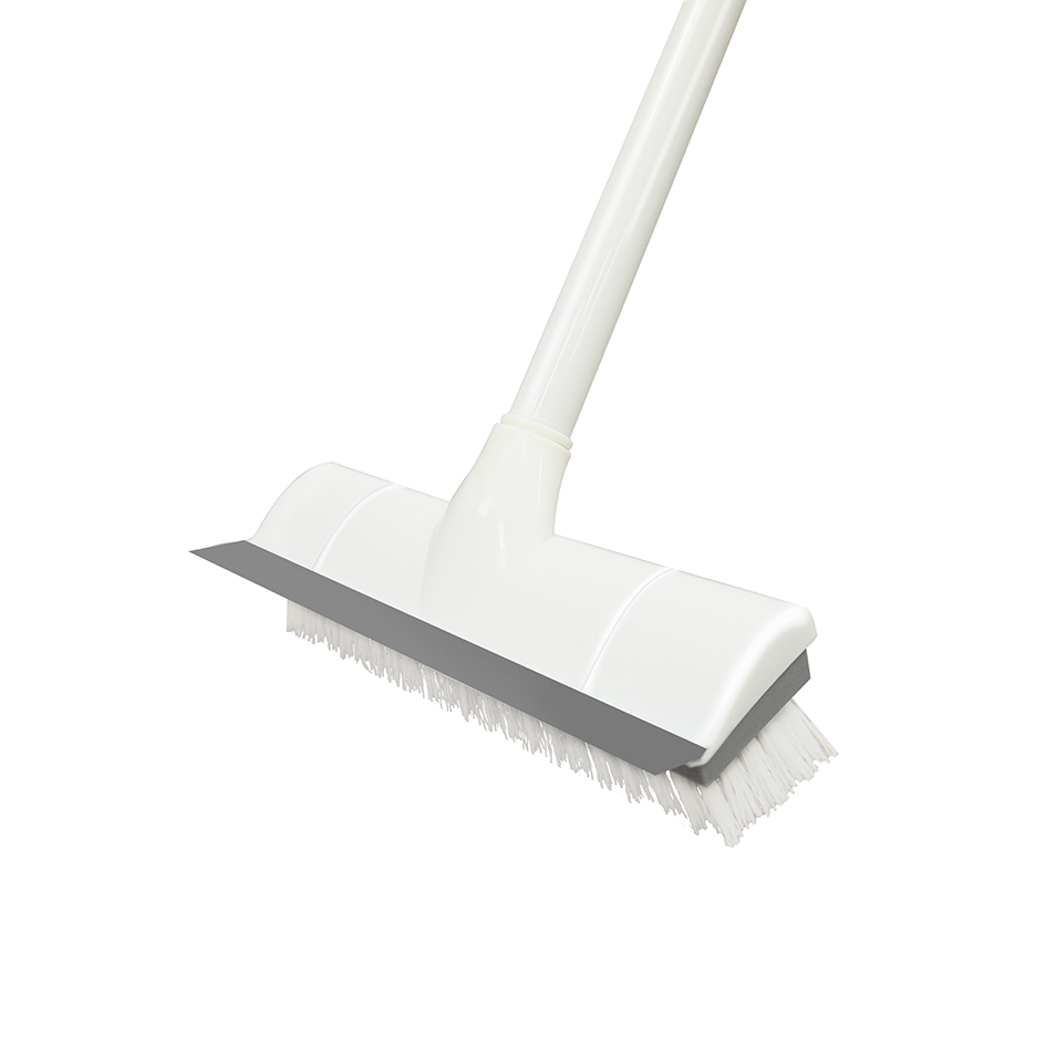 Get your BOOMJOY 2-in-1 Floor Scrub Brush with Adjustable Stainless Steel Handle now! Keep your floors sparkling clean with this versatile and durable scrub brush.-Cleaning Products-Ezymall AU