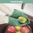 Load image into Gallery viewer, Keep your hands protected with BOOMJOY heavy-duty cleaning gloves. This 3 pairs of latex gloves are perfect for all your cleaning needs. Durable and comfortable, these green gloves are a must-have.-Cleaning Products-Ezymall AU
