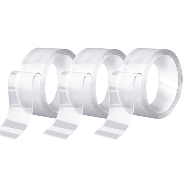 Secure anything with BOOMJOY 3M Double-Sided Nano Tape! This 3-pack of 5cm width tape is perfect for home, office, and more. Strong, reliable, and easy to use.-Organiser-Ezymall AU