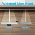 Load image into Gallery viewer, The BOOMJOY 50cm Extra-Wide Flat Mop features a scraper and ultra-thin 360° swivel head for efficient cleaning. Get yours today at Ezymall Australia!-Cleaning Products-Boomjoy Flat Mop + 5 Refill Pads-Ezymall AU
