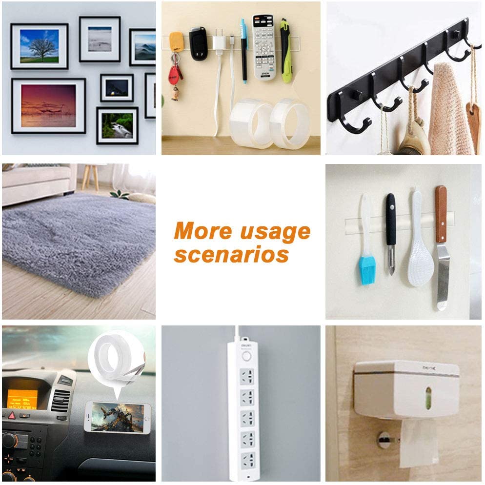 Get the BOOMJOY Double-Sided Nano Tape 3-Pack! Each roll is 3cm wide. Perfect for various uses, this tape offers strong adhesion and leaves no residue. Order now!-Organiser-Ezymall AU