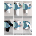 Load image into Gallery viewer, Get the BOOMJOY Drill-Less Wall Mount Hair Dryer Holder with Mirror! Easy to install, no drilling required. Keep your hair dryer and accessories organized. Buy now!-Organiser-Ezymall AU

