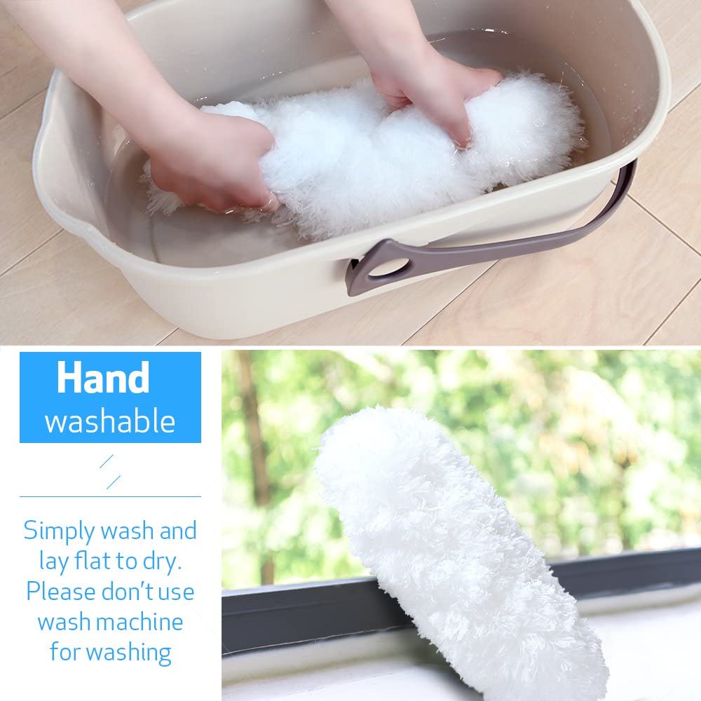 Clean with ease using the BOOMJOY Duster. Features ultra-soft microfibre and an extended handle for hard-to-reach places. Perfect for a spotless home!-Cleaning Products-Ezymall AU
