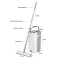 Load image into Gallery viewer, The BOOMJOY Flat Mop offers hands-free self-cleaning with a 360° rotating head. Includes 4 microfiber pads for efficient cleaning. Available at Ezymall!-Cleaning Products-Mop Package (with 4 Microfibre Pads)-Ezymall AU
