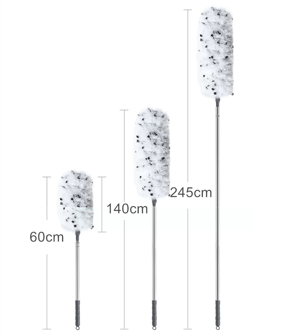 BOOMJOY Microfiber Feather Duster with Extendable Telescoping Pole and Bendable Head – alternate view 6