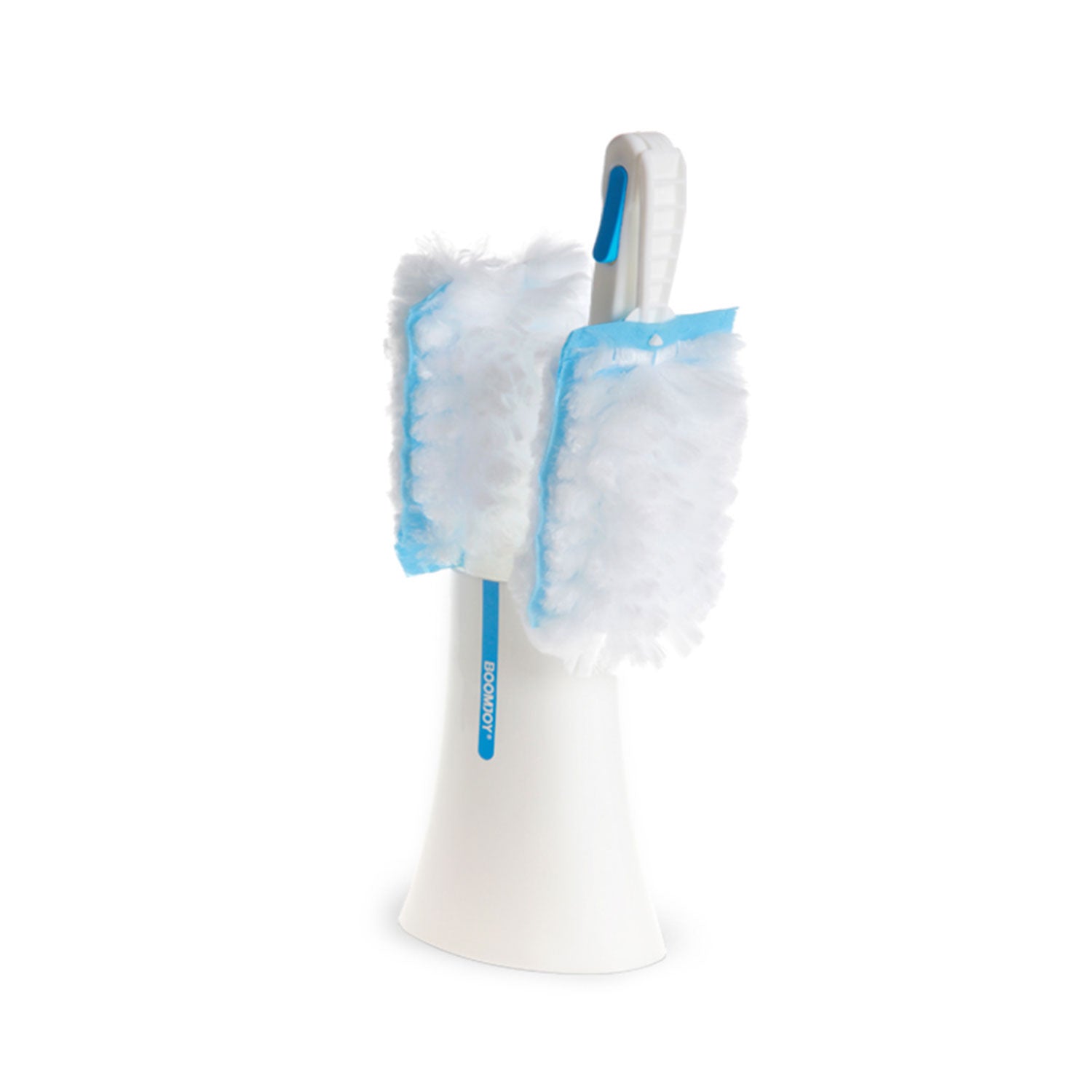 Keep your home clean with the BOOMJOY Microfibre Duster. Features replaceable and disposable dust heads for easy cleaning. Refills available for continuous use.-Cleaning Products-Duster+Refills(6PC)-Ezymall AU