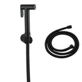 Load image into Gallery viewer, This black brass round toilet bidet spray offers a sleek and hygienic addition to your bathroom. Durable construction ensures long-lasting performance. Easy to install.-Bidet-Ezymall AU
