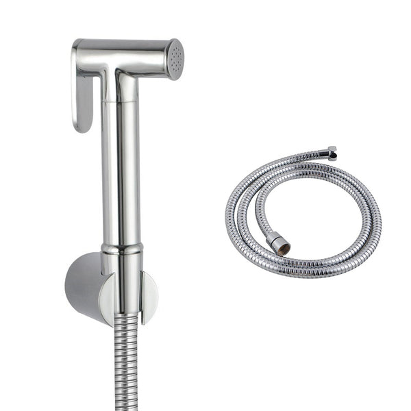 Upgrade your bathroom with our Brass Round Toilet Bidet Spray in Chrome Silver. Easy to install, durable, and hygienic. Shop now at Ezymall Australia!-Bidet-Ezymall AU