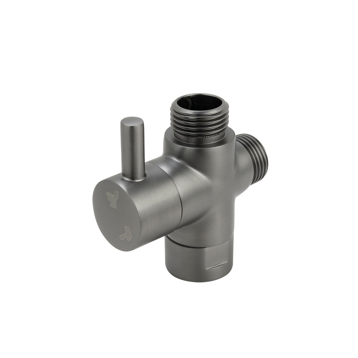 Enhance your toilet with this gunmetal grey bidet spray diverter. Durable brass construction ensures long-lasting performance. Easy to install and use. Shop now!-Bidet-Ezymall AU