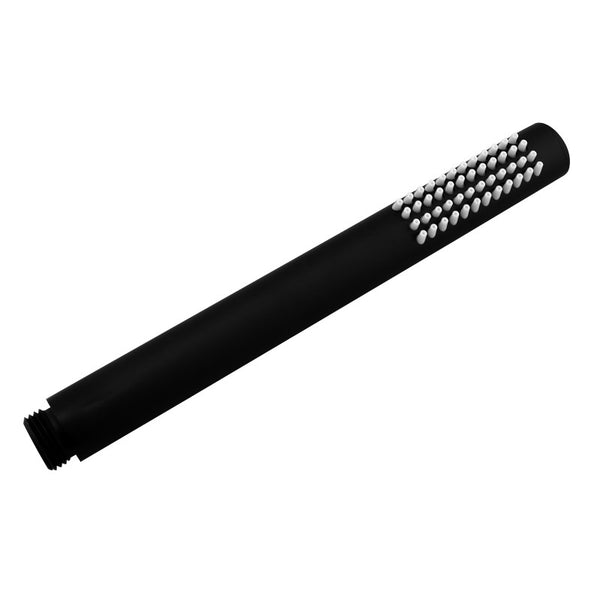 Enhance your shower experience with this sleek black handheld shower head. Crafted from solid brass with a single function design. A stylish and durable addition to any bathroom.-Hand Held Shower Head-Ezymall AU
