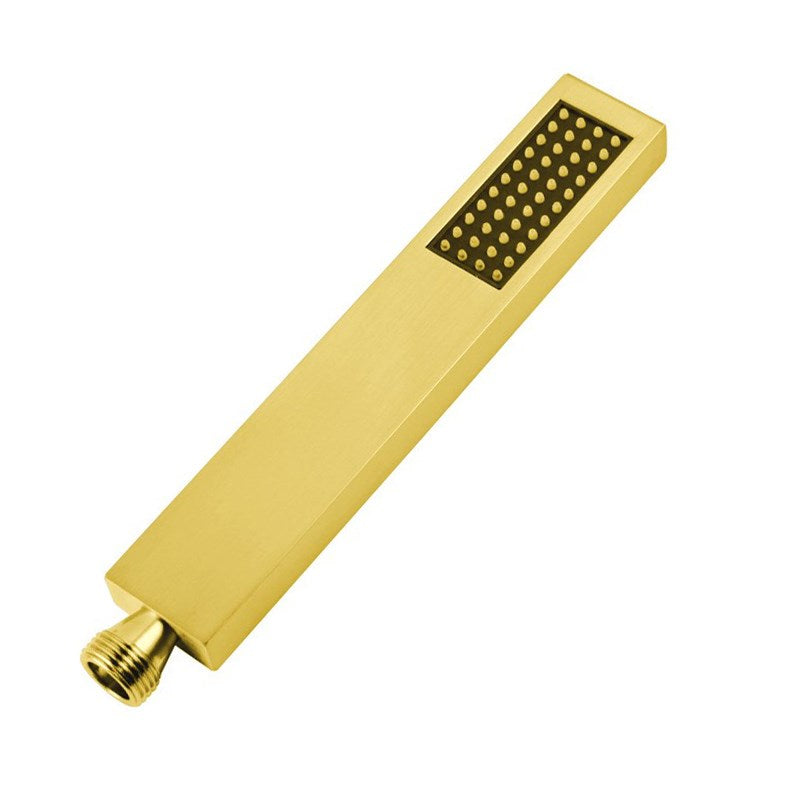 Add a touch of luxury with our Brass Single Function Handheld Shower Head in Brushed Brass Gold. Durable and stylish. Shop now at Ezymall Australia!-Hand Held Shower Head-Ezymall AU