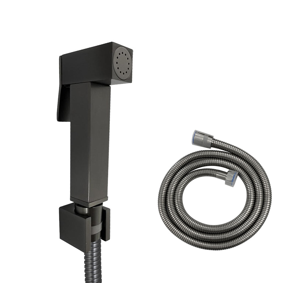 Get the Brass Square Toilet Bidet Spray in Gunmetal Grey. This stylish and durable bidet spray is a must-have for any modern bathroom. Shop now at Ezymall with fast shipping Australia wide.-Bidet-Ezymall AU