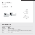Load image into Gallery viewer, Enhance your bathroom with our sleek Black Brass Wall Taps. This pair of taps combines style and durability. Perfect for any modern bathroom. Shop now at Ezymall!-Wall Mixer-Ezymall AU
