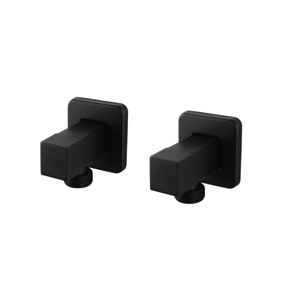 Upgrade your laundry with our Brass Washing Machine Square Taps in black. Stylish, durable, and easy to install. Shop now at Ezymall Australia!-Washing Machine Taps-Ezymall AU