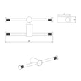 Load image into Gallery viewer, Keep your bathroom organized with the CADDENCE double toilet paper holder in gunmetal grey stainless steel. This stylish and durable holder provides convenient access to toilet paper.-Toilet Paper Holder-Ezymall AU
