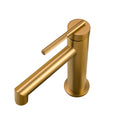 Load image into Gallery viewer, Buy CADDENCE Short Basin Mixer in Solid Brass with Brushed Brass Gold finish. Modern design and durable construction. Shop now!-Basin Mixer-Ezymall AU
